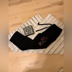 Black Mens Pajama Pants with FNAF Design